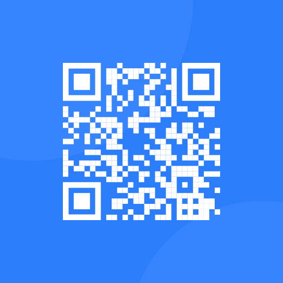 scannable QR code